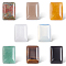 32Pcs 8 Styles Natural & Synthetic Mixed Gemstone Cabochons, Rectangle, 14x10x5.5mm, 4pcs/style