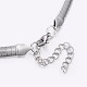 Не тускнеющие цепочки из нержавеющей стали 304 NJEW-I205-02P-4MM-4