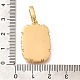 Подвески из латуни с микропаве из циркония KK-R212-03G-07-3