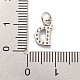 Буквица из латуни с подвесками из кубического циркония KK-Q814-26D-P-3
