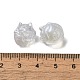 Прозрачные стеклянные бусины GLAA-D025-05K-3