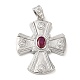Латунные микро проложить кубического циркония подвески KK-M246-01P-1
