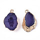 Подвески из смолы druzy geode RESI-S383-066B-2
