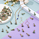 150 шт. подвески-кисточки из полиэстера FIND-FH0010-74A-5