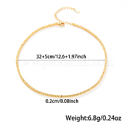 Серебряное колье s925 с микроинкрустацией разноцветными цирконами MO5140-2