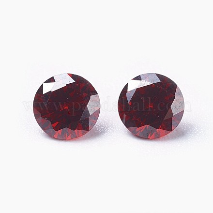 Кубического циркония указал назад кабошоны ZIRC-WH0001-B07-1
