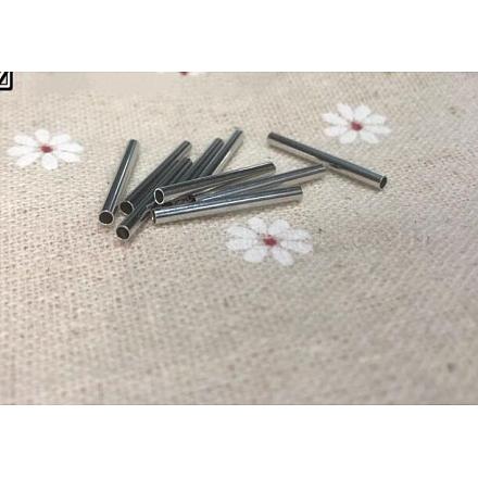 10шт латунные обжимные бусины FIND-WH0042-76S-1