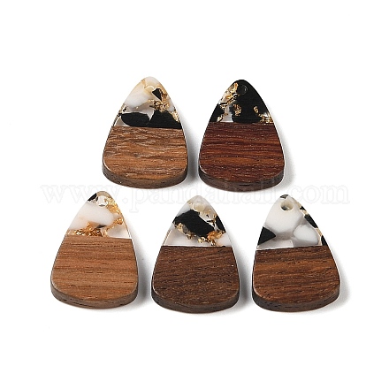 Подвески из смолы и дерева WOOD-S061-02M-1