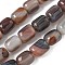 Natural Agate Beads Strands, Dyed & Heated, Column, Mixed Color, 15~16x11.5~13x11~13mm, Hole: 1.6mm, about 12pcs/strand, 7.17~7.28''(18.2~18.5cm)