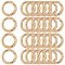 1 Box 30Pcs Spring O Rings 25mm Round Carabiner Clip Gold O Ring Buckles Metal Trigger Spring Snap Hooks Zinc Alloy Gate Key Rings for DIY Keychains Keyring Purses Handbags Dog Leashes Crafts