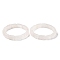Natural Quartz Crystal Bead Stretch Bracelets for Women Men, Bamboo, Inner Diameter: 2-3/8 inch(6.15cm), Bead: 10.5~11x16.5~17.5x6.5~7mm