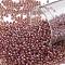 TOHO Round Seed Beads, Japanese Seed Beads, (960) Inside Color Amber/Mauve Lined, 11/0, 2.2mm, Hole: 0.8mm, about 5555pcs/50g