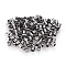 Brass Crimp Beads, Cadmium Free & Lead Free, Tube, Gunmetal, 2.5x2.5mm, Hole: 2mm