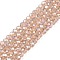 Electroplate Glass Beads Strands, AB Color Plated, Faceted, Rondelle, Peru, 3.5~3.8x3mm, Hole: 0.4mm, about 105~110pcs/strand, 29~31cm