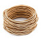 Spring Bracelets, Minimalist Bracelets, Steel French Wire Gimp Wire, for Stackable Wearing, Light Gold, 12 Gauge, 2mm, Inner Diameter: 58.5mm