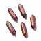 Synthetic Colorful Malachite No Hole, Faceted, Double Terminated Points, 22~23x6x6mm