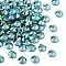 Preciosa® Crystal Hotfix Flatback Stones, Czech Crystal, Round(438 11 612 Chaton Rose VIVA 12 ®), 50730 200 Emerald AB, SS16(3.8~4mm)