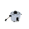 Mini Alloy Rice Cooker, with Wire, for Dollhouse Accessories Pretending Prop Decorations, White, 37x30x27mm