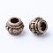 Tibetan Style Alloy Beads, Rondelle, Cadmium Free & Nickel Free & Lead Free, Antique Bronze, 8x6.5mm, Hole: 3~3.5mm, about 950pcs/1000g