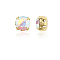 Preciosa® MAXIMA Crystal in Sew-On Cup, Czech Crystal, 719 37 081 Chaton(Round), Golden, 00030 200 Crystal AB, SS39(8.15~8.4mm)