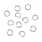 304 Stainless Steel Jump Rings, Round Ring, Open Jump Rings, Stainless Steel Color, 6x0.8mm, Inner Diameter: 4.5mm