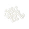ABS Imiattion Beads, Peanut, White, 8x5.5x4.5mm, Hole: 1.8mm, 4167pcs/500g