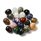 Natural & Synthetic Mixed Gemstone Egg Pocket Palm Stone, for Anxiety Relief Meditation Reiki Balancing, 21.5x17.5mm