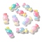 Gradient Color Opaque Resin Decoden Cabochons, Candy, Mixed Color, 22x10x8mm