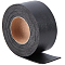 GORGECRAFT Black Leather Strap 37.5mm x 2m Double-Sided Lychee Pattern Flat Leather Cord 1.7mm Thick Imitation Leather Strips Braided Threads for DIY Crafts Guitar Belt Bracelet Jewelry Making