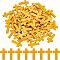 NBEADS 100 Pcs Wooden Cross Pendants, Mini Cross Charms Maple Wood Cross for Easter DIY Crafts Bracelet Necklace Jewelry Making, Hole: 2mm
