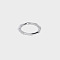 Stainless Steel Bamboo Joint Ring, Non-fading Fashion Ring, Stainless Steel Color, US Size 8(18.1mm)