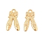 Brass Pendants, Cadmium Free & Nickel Free & Lead Free, Ballet Shoes Charms, Real 18K Gold Plated, 21x12.5x2mm, Hole: 2mm