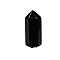 Pointed Tower Natural Obsidian Healing Stone Wands, for Reiki Chakra Meditation Therapy Decoration, Hexagonal Prism, 15x15x35mm