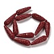 Нити резных бусин из синтетического коралла CORA-C003-09A-02-2