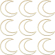 Латунные соединительные колечки KK-BC0009-09-1