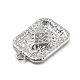 Латунные микро проложить кубического циркония подвески KK-D283-30P-04-2