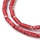 Синтетические имперские нитки из бисера яшмы G-L496-A05-1