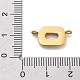 Шармы-подвески из нержавеющей стали 304 со стразами STAS-M092-09G-4