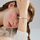 Зажимные бусины из латуни KK-AR0001-07-6