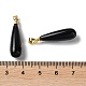 Подвески-капли из натуральных смешанных камней G-Q005-03G-4