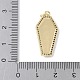 Латунные микро проложить кубического циркония подвески KK-F892-04G-02B-3