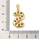 Латунные микро проложить кубического циркония подвески KK-E061-03G-19-3