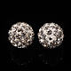 Pave disco бусины RB-Q195-8mm-001-1