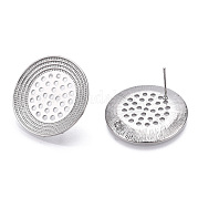 Латунные серьги-гвоздики и кольца KK-C031-26P