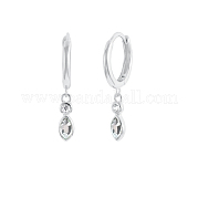 Серьги-кольца в форме капли из стерлингового серебра s925 HY5244-2