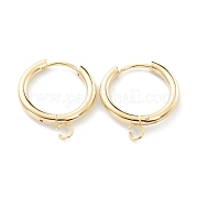 201 фурнитура для сережек-колец Huggie Hoop из нержавеющей стали STAS-P283-01F-G