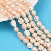Нити из натурального культивированного пресноводного жемчуга PEAR-P064-20K-01C