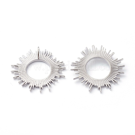 Подвески из латуни солнечное затмение X-KK-Z010-25P-1