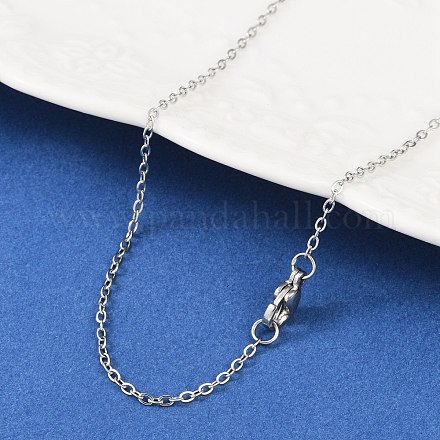 Ожерелья из нержавеющей стали 304 NJEW-M124-01P-1