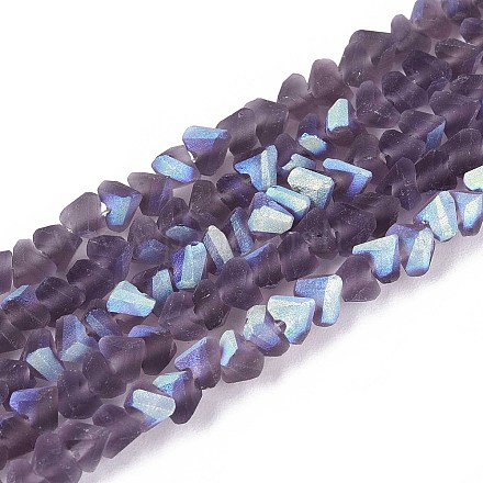 Нити из матового прозрачного стекла GLAA-N054-4mm-12-1